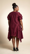 Load image into Gallery viewer, Burgundy Statement Dress — view 1
