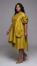 Load image into Gallery viewer, Lime Statement Dress — view 2
