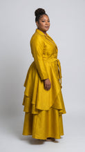 Load image into Gallery viewer, Olive Architectural Dress — view 3
