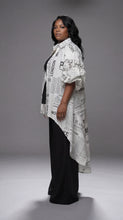 Load image into Gallery viewer, Newspaper Print Dress — view 1
