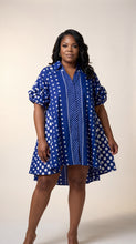 Load image into Gallery viewer, Navy Polkadot Dress — view 5
