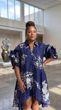 Load image into Gallery viewer, Navy Floral Dress
